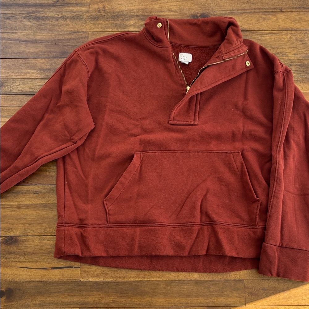A New Day Copper Quarter-Zip Sweatshirt